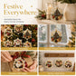 🎄 DIY Pearl Christmas Ornaments: 5D Diamond Painting Kit, Sparkling Pearls, Acrylic, Festive