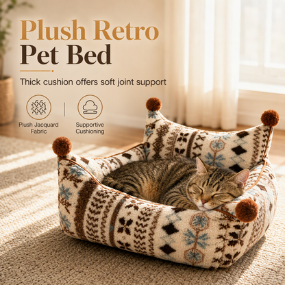 💕50% OFF!✈️Free Shipping⏰Warm Pet Bed Sofa for Dogs and Cats Cozy Sleeping Mat Cushion for All Seasons