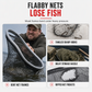 🎣 Telescopic Landing Net: Foldable Aluminium Handle, Rubberised Mesh, Heavy Catch Support