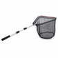 🎣 Telescopic Landing Net: Foldable Aluminium Handle, Rubberised Mesh, Heavy Catch Support