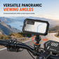 🚲 Waterproof Bike Phone Holder: IPX6, Touch Window, 360° Rotation, Handlebar & Mirror Mount