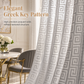 ✨ Geometric Jacquard Sheer Curtain – Light Filtering, Elegant, Durable 🕊️