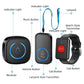 🔔 Wireless Caregiver Pager: One-Press Call, 300m Range, 5 Volume, 60 Ringtones, Wearable