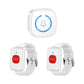 🔔 Wireless Caregiver Pager: One-Press Call, 300m Range, 5 Volume, 60 Ringtones, Wearable