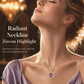 💜 Lavender Butterfly Jewelry Set: Purple Zircon, Prong-Set, Adjustable Ring