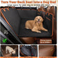 🐕 Hard Bottom Dog Car Seat Cover: Waterproof, Hammock Style, Adjustable Straps, Universal Fit