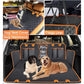 🐕 Hard Bottom Dog Car Seat Cover: Waterproof, Hammock Style, Adjustable Straps, Universal Fit