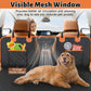 🐕 Hard Bottom Dog Car Seat Cover: Waterproof, Hammock Style, Adjustable Straps, Universal Fit