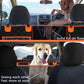 🐕 Hard Bottom Dog Car Seat Cover: Waterproof, Hammock Style, Adjustable Straps, Universal Fit