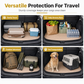 📢📢50% OFF !! ⏰Universal PVC Leather Car Trunk Mat Cargo Liner for Sedans and SUVs Easy to Clean 100x70cm