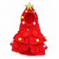 🎄 Christmas Tree Pet Cloak: Thick Double-Sided Fleece, 3D Tree Shape, Pom Pom Decor, Non-Restrictive Fit for Cats & Dogs