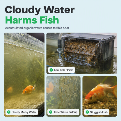 🐠 Aquarium Activated Carbon Filter Cube: Crystal Clear Water, Honeycomb, Anti-Crumble