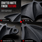 🦇 License Plate Bat Wings: Matte Finish, Sporty Wing Profile, All-Weather Polymer, No Adhesive