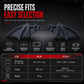 🦇 License Plate Bat Wings: Matte Finish, Sporty Wing Profile, All-Weather Polymer, No Adhesive