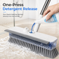 🧹 Upright Floor Scrub Brush: Built-In Spray, Squeegee, Long Handle, No Bending, Multi-Surface