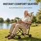 🦽 Ultra-Light 6.5kg Senior Mobility Chair: Foldable, Smooth Wheels, Comfort Seat
