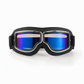 🏍️ Retro Motorcycle Goggles: Shatterproof Lenses, Soft Faux Leather Padding, Wind & Dust Protection, Vintage Chrome Frame