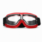 🏍️ Retro Motorcycle Goggles: Shatterproof Lenses, Soft Faux Leather Padding, Wind & Dust Protection, Vintage Chrome Frame