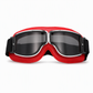 🏍️ Retro Motorcycle Goggles: Shatterproof Lenses, Soft Faux Leather Padding, Wind & Dust Protection, Vintage Chrome Frame