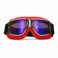🏍️ Retro Motorcycle Goggles: Shatterproof Lenses, Soft Faux Leather Padding, Wind & Dust Protection, Vintage Chrome Frame