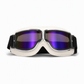 🏍️ Retro Motorcycle Goggles: Shatterproof Lenses, Soft Faux Leather Padding, Wind & Dust Protection, Vintage Chrome Frame