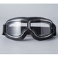 🏍️ Retro Motorcycle Goggles: Shatterproof Lenses, Soft Faux Leather Padding, Wind & Dust Protection, Vintage Chrome Frame