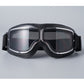 🏍️ Retro Motorcycle Goggles: Shatterproof Lenses, Soft Faux Leather Padding, Wind & Dust Protection, Vintage Chrome Frame