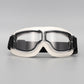 🏍️ Retro Motorcycle Goggles: Shatterproof Lenses, Soft Faux Leather Padding, Wind & Dust Protection, Vintage Chrome Frame