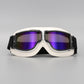 🏍️ Retro Motorcycle Goggles: Shatterproof Lenses, Soft Faux Leather Padding, Wind & Dust Protection, Vintage Chrome Frame