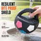🎯 Dual-Layer Stimulating Dog Soccer Toy: TPR Bite-Resistant Shell, Reinforced Grab Tabs, Seamless Body for Indoor & Outdoor Games