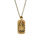 🔮 Tarot Medallion Necklace: 22 Mini Cards, Antique Bronze, Portable, Spiritual Gift