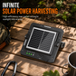 ☀️ Solar Camping Light: Dual-Color LEDs, Magnetic Mount, IP66 Waterproof, for Outdoor & Emergency