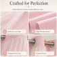 🪟 Double Layer Curtain: Blackout, Sheer Tulle & Solid Weave, Rod Sliding, 4 Sizes