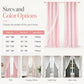 🪟 Double Layer Curtain: Blackout, Sheer Tulle & Solid Weave, Rod Sliding, 4 Sizes