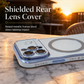 📱 Magnetic Phone Case: Scalloped Borders, Electroplated Trim, Lens Shield, Non-Slip