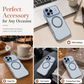 📱 Magnetic Phone Case: Scalloped Borders, Electroplated Trim, Lens Shield, Non-Slip