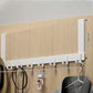 🚪 No-Drill Over-Door Hook Rack: Sturdy, Silent, Space-Saving, for Coats, Bags & Towels