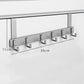 🚪 No-Drill Over-Door Hook Rack: Sturdy, Silent, Space-Saving, for Coats, Bags & Towels