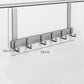 🚪 No-Drill Over-Door Hook Rack: Sturdy, Silent, Space-Saving, for Coats, Bags & Towels