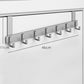 🚪 No-Drill Over-Door Hook Rack: Sturdy, Silent, Space-Saving, for Coats, Bags & Towels