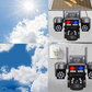 📹 Solar Security Camera: 3-Lens, 9MP Color Night Vision, PIR Human Detection, Two-Way Audio