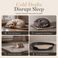 🐱 Semi-Enclosed Cat Cave Bed: Wrap-Around Warmth, High-Elastic PP Cotton, Cozy Shelter