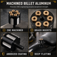 🏍️ CNC Quick Release Seat Bolt: Billet Aluminum, Toolless, Anodized, for Harley