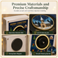 🎵 NFC Music Box: 9 Magnetic Discs, Rotating Glow, 256MB, Rechargeable, for Kitchen & Bedroom