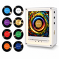 🎵 NFC Music Box: 9 Magnetic Discs, Rotating Glow, 256MB, Rechargeable, for Kitchen & Bedroom