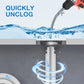 🔩 Drill-Powered Drain Spring: 1-3m Flexible Steel, Rust-Resistant, Deep Clog Removal