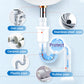 🔩 Drill-Powered Drain Spring: 1-3m Flexible Steel, Rust-Resistant, Deep Clog Removal