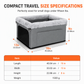 🐕 Secure Travel Pet Bed: Heavy-Duty Metal Frame, Waterproof Oxford, Safety Leash, for Car