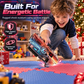 🔫 Laser Battle Set: 2 Blasters & Vests, 90ft Range, Safe Infrared, for Family Fun