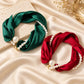🧣 Pearl Scarf Necklace: Elegant Finishing Touch, Multi-Color, for Casual & Occasion Wear